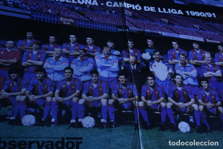 Sammelleidenschaft Sport: POSTER FUTBOL F.C. BARCELONA BAR&Ccedil;A COMPEON DE LIGA 1990-91