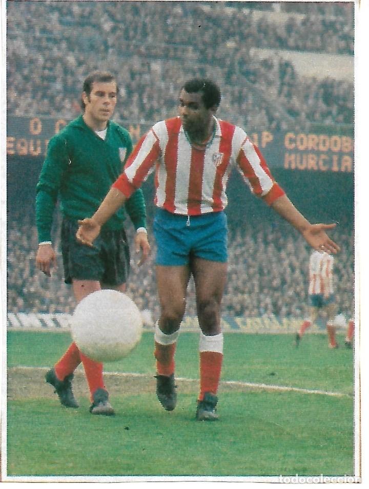 Sammelleidenschaft Sport: ATL&Eacute;TICO DE MADRID: Recorte de LUIZ PEREIRA y MIGUEL REINA. 1976