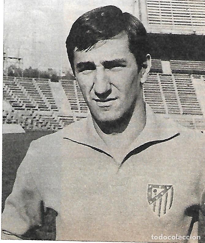 Coleccionismo deportivo: ATL&Eacute;TICO DE MADRID: Recorte de ZUBIARRAIN
