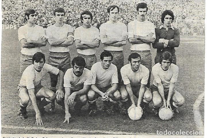 Coleccionismo deportivo: UNI&Oacute;N DEPORTIVA LAS PALMAS: Recorte de un equipo de la temporada 73-74