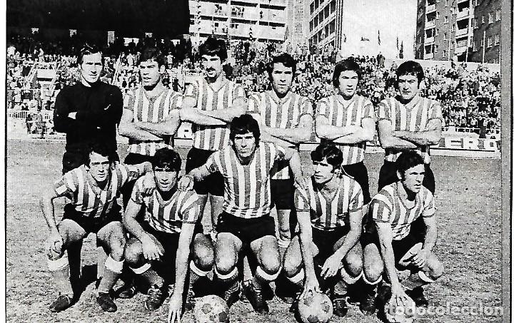 Coleccionismo deportivo: REAL BETIS BALOMPI&Eacute;: Recorte de un equipo de la temporada 73-74