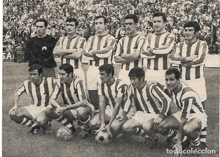 Coleccionismo deportivo: REAL SOCIEDAD: Recorte de un equipo de la temporada 68-69