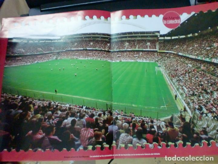 Coleccionismo deportivo: EL ATHLETIC CUMPLE 100 A&Ntilde;OS 1898-1998 POSTER SAN MAMES LA CATEDRAL EN COLOR CON LOS DATOS