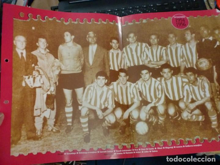 Coleccionismo deportivo: EL ATHLETIC CUMPLE 100 A&Ntilde;OS 1898-1998 POSTER TEMPORADA 1954-1956 CON LOS DATOS
