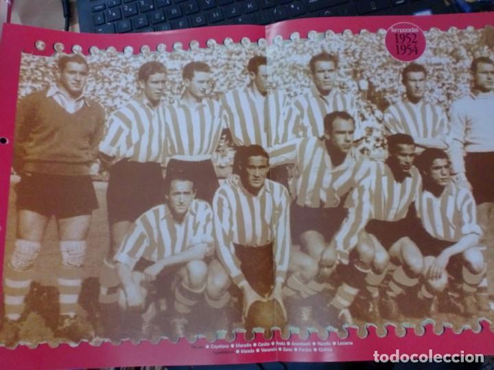 Collectionnisme sportif: EL ATHLETIC CUMPLE 100 A&Ntilde;OS 1898-1998 POSTER TEMPORADA 1952-1953 CON LOS DATOS