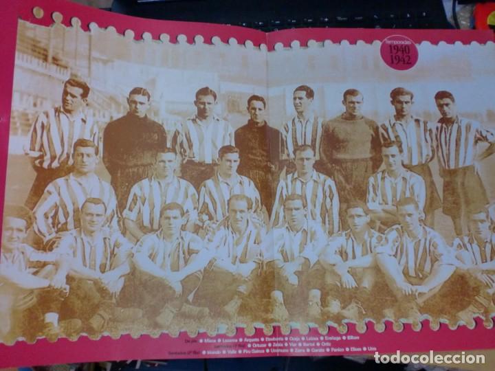 Collectionnisme sportif: EL ATHLETIC CUMPLE 100 A&Ntilde;OS 1898-1998 POSTER TEMPORADA 1940-1942 CON LOS DATOS