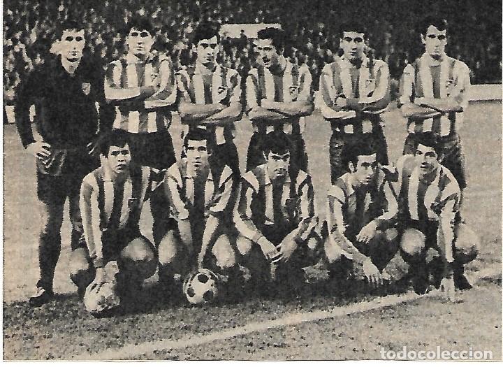 Collectionnisme sportif: ATL&Eacute;TICO DE MADRID: Recorte de un equipo de la temporada 68-69