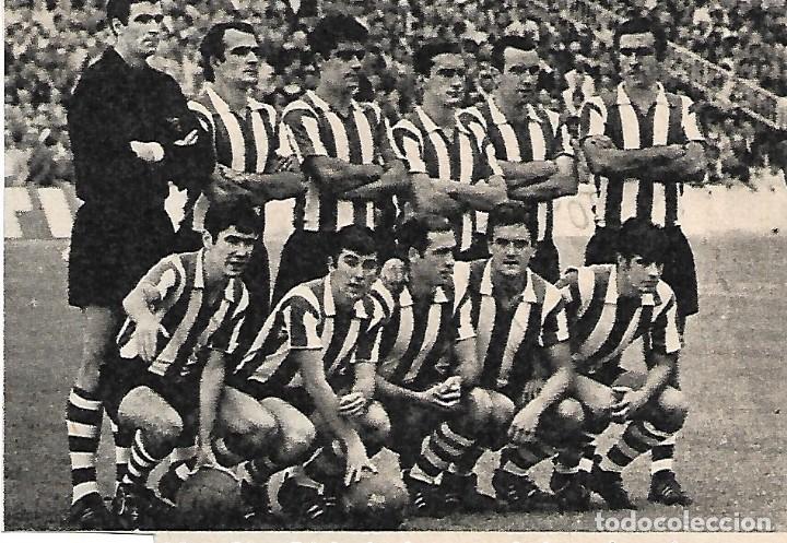 Collectionnisme sportif: ATHLETIC DE BILBAO: Recorte de un equipo de 1968