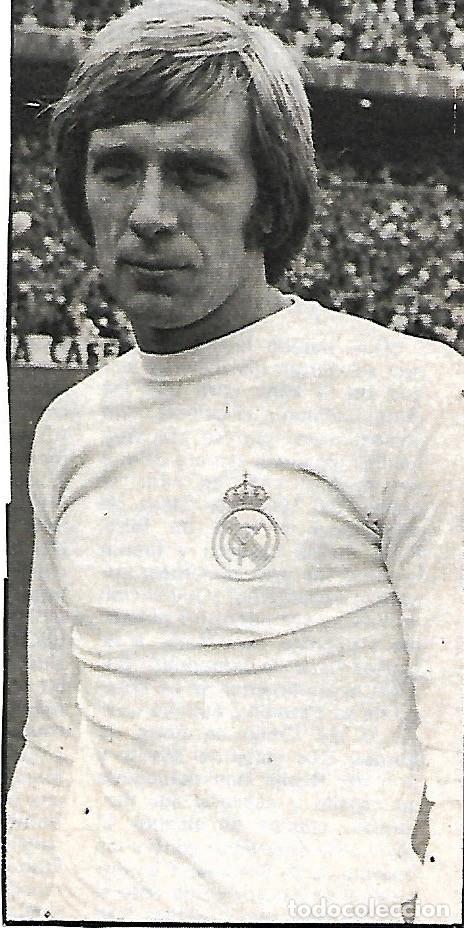 Coleccionismo deportivo: REAL MADRID: Recorte de JENSEN - Foto 1