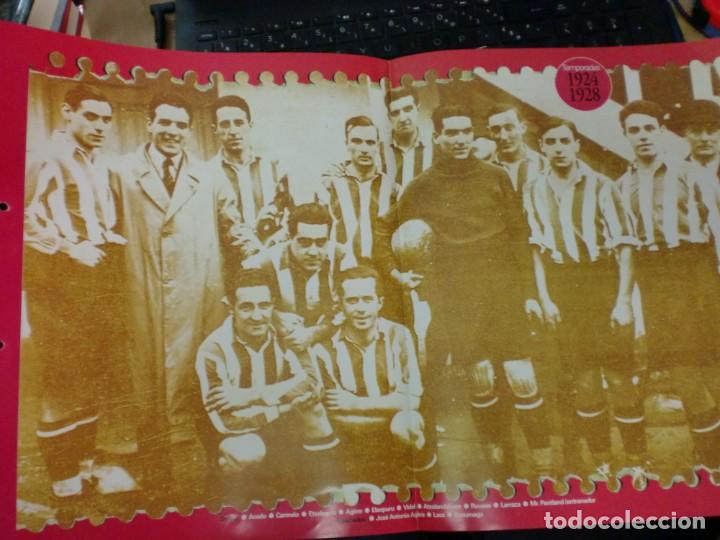Collectionnisme sportif: EL ATHLETIC CUMPLE 100 A&Ntilde;OS 1898-1998 POSTER TEMPORADAS 1924/1928 CON LOS DATOS