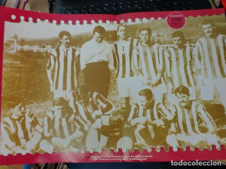 Collectionnisme sportif: EL ATHLETIC CUMPLE 100 A&Ntilde;OS 1898-1998 POSTER TEMPORADAS 1908/1912 CON LOS DATOS