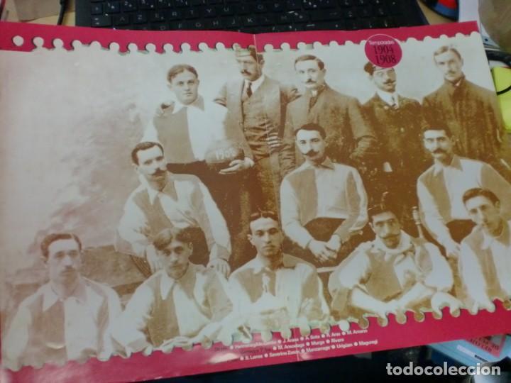 Collectionnisme sportif: EL ATHLETIC CUMPLE 100 A&Ntilde;OS 1898-1998 POSTER TEMPORADAS 1904/1908 CON LOS DATOS