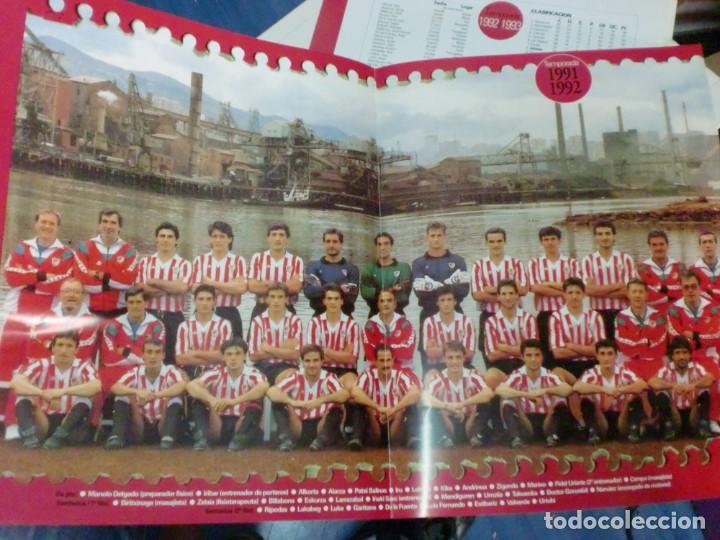 Coleccionismo deportivo: EL ATHLETIC CUMPLE 100 A&Ntilde;OS 1898-1998 POSTER EN COLOR CON LOS DATOS TEMPORADA 1991/1992