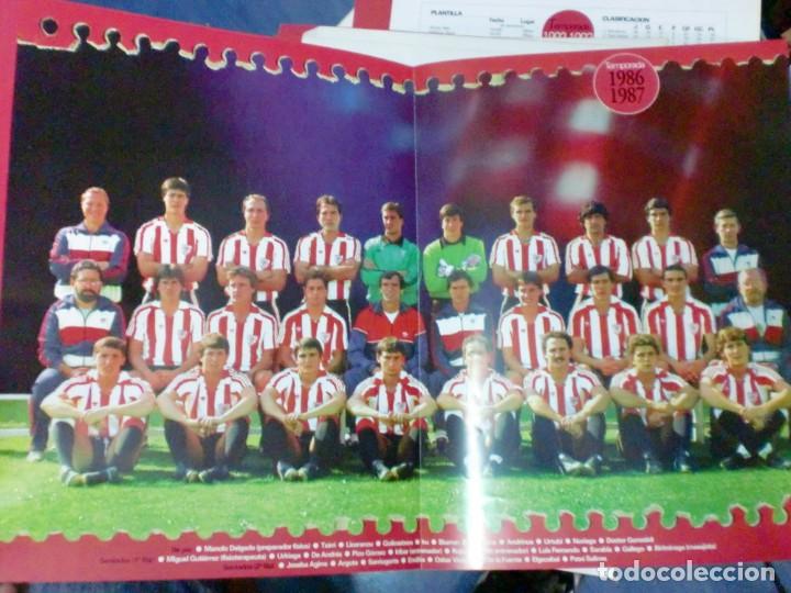 Collectionnisme sportif: EL ATHLETIC CUMPLE 100 A&Ntilde;OS 1898-1998 POSTER EN COLOR CON LOS DATOS TEMPORADA 1986/1987