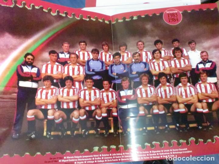 Collectionnisme sportif: EL ATHLETIC CUMPLE 100 A&Ntilde;OS 1898-1998 POSTER EN COLOR CON LOS DATOS TEMPORADA 1983/1984