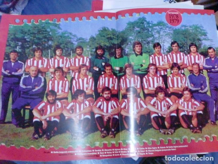 Collectionnisme sportif: EL ATHLETIC CUMPLE 100 A&Ntilde;OS 1898-1998 POSTER EN COLOR CON LOS DATOS TEMPORADA 1978/1979