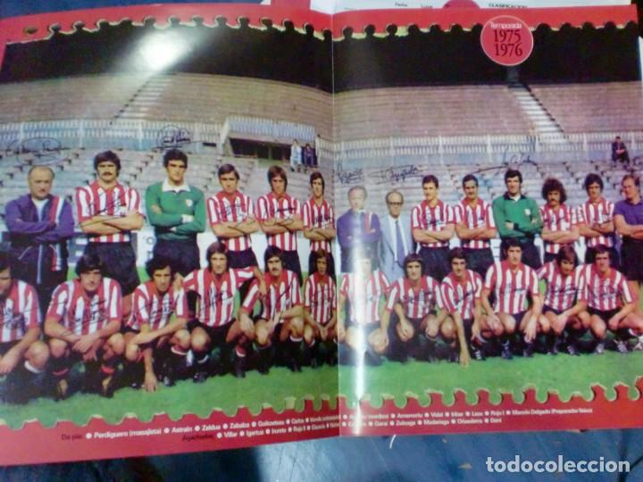 Collectionnisme sportif: EL ATHLETIC CUMPLE 100 A&Ntilde;OS 1898-1998 POSTER EN COLOR CON LOS DATOS TEMPORADA 1975/1976