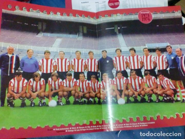 Collectionnisme sportif: EL ATHLETIC CUMPLE 100 A&Ntilde;OS 1898-1998 POSTER EN COLOR CON LOS DATOS TEMPORADA 1973/1974