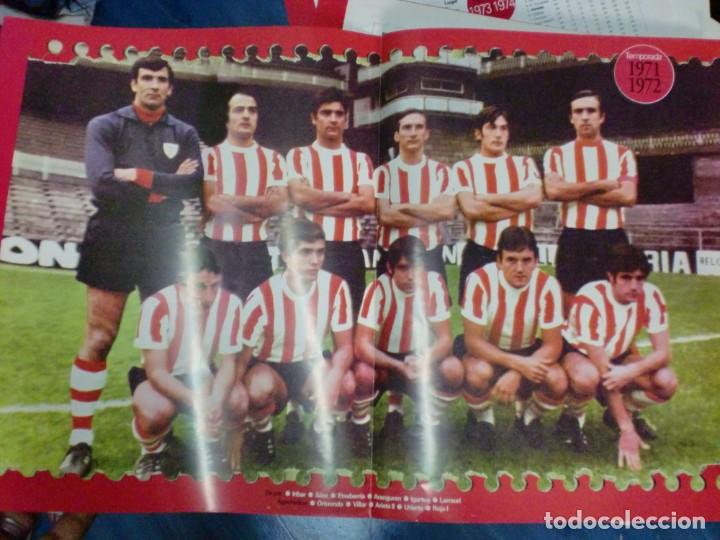 Collectionnisme sportif: EL ATHLETIC CUMPLE 100 A&Ntilde;OS 1898-1998 POSTER EN COLOR CON LOS DATOS TEMPORADA 1971/1972