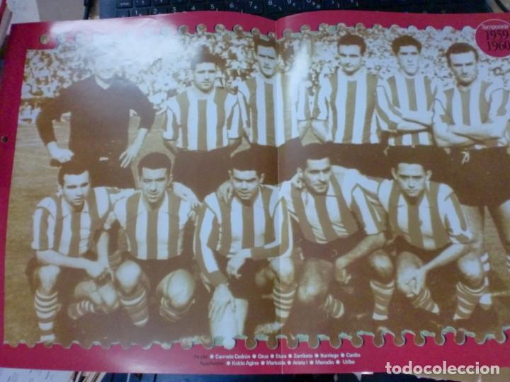 Collectionnisme sportif: EL ATHLETIC CUMPLE 100 A&Ntilde;OS 1898-1998 POSTER CON LOS DATOS TEMPORADA 1959/1960