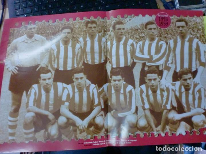 Collectionnisme sportif: EL ATHLETIC CUMPLE 100 A&Ntilde;OS 1898-1998 POSTER CON LOS DATOS TEMPORADA 1958/1959