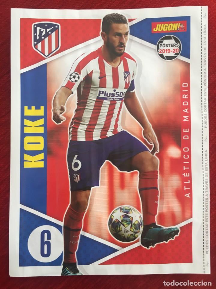 Collectionnisme sportif: CARTEL POSTER RUBEN GARCIA OSASUNA KOKE ATLETICO MADRID REVISTA JUGON 2019 2020
