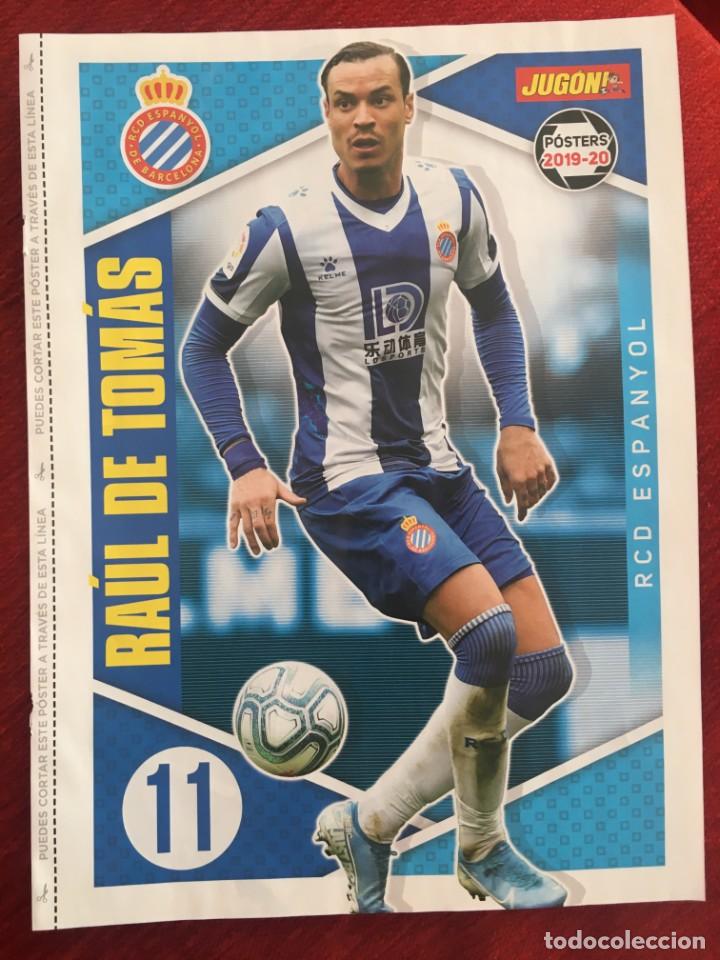 Collectionnisme sportif: CARTEL POSTER RAUL DE TOMAS ESPA&Ntilde;OL POR DETRAS OREALLANA EIBAR REVISTA JUGON 2019 2020