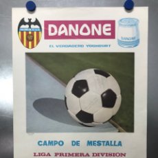 Coleccionismo deportivo: CARTEL DE FUTBOL - LIGA - VALENCIA C.F. - ELCHE C.F. Y PONTEVEDRA C.F.