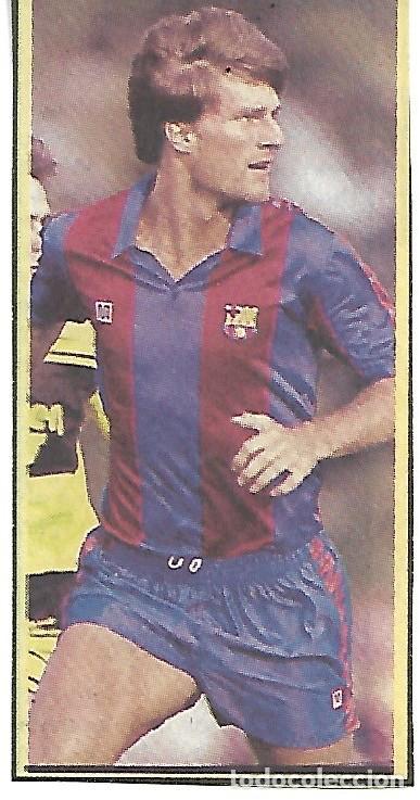 Coleccionismo deportivo: BAR&Ccedil;A: Recorte de LAUDRUP mirando a la derecha - Foto 1