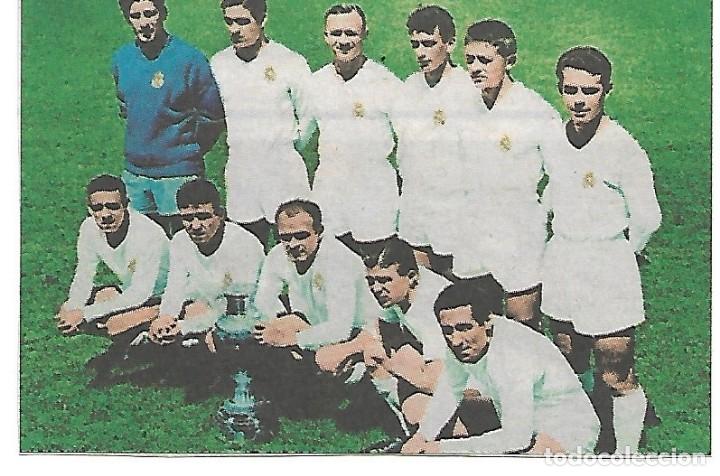 Collectionnisme sportif: REAL MADRID: Recorte de los Campeones de Europa de 1960