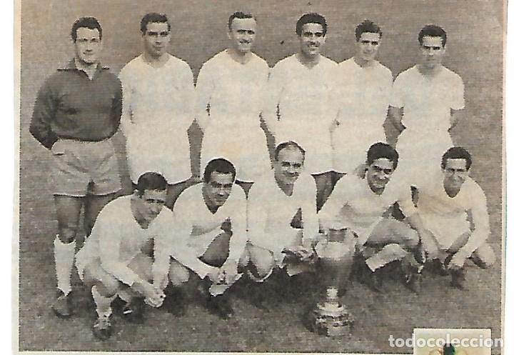 Collectionnisme sportif: REAL MADRID: Recorte de los Campeones de Europa de 1958