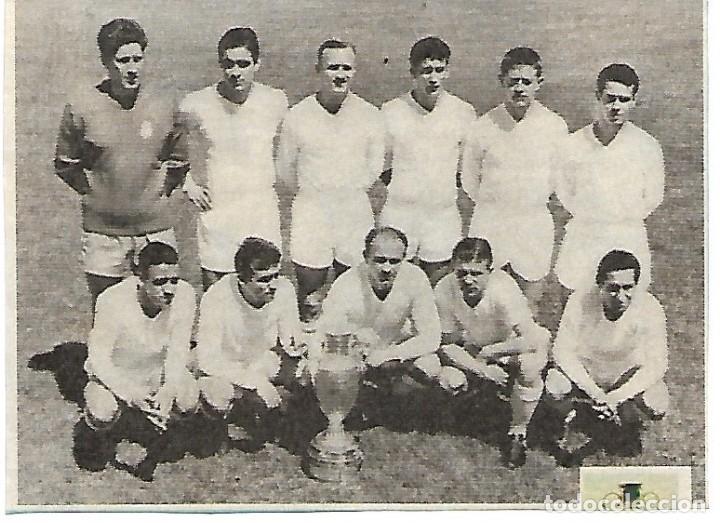Collectionnisme sportif: REAL MADRID: Recorte de los Campeones de Europa de 1960