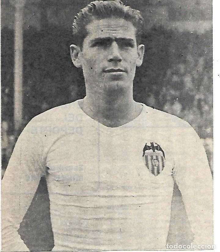 Coleccionismo deportivo: VALENCIA CF: Recorte de PUCHADES - Foto 1