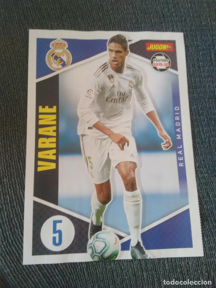 Collectionnisme sportif: VARANE REAL MADRID Y CANALES REAL BETIS DOBLE P&Oacute;STER 1 P&Aacute;G REVISTA JUG&Oacute;N 2019-2020 LIGA F&Uacute;TBOL 19-20