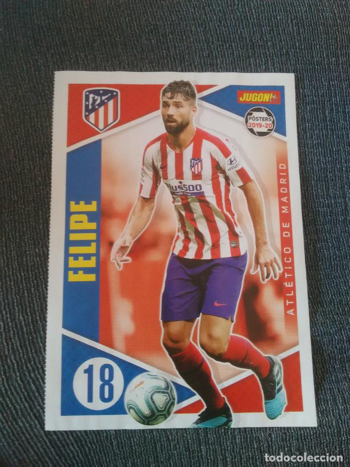 Collectionnisme sportif: FELIPE ATL&Eacute;TICO MADRID Y BUDIMIR REAL MALLORCA DOBLE P&Oacute;STER 1 P&Aacute;G REVISTA JUG&Oacute;N 2019-2020 LIGA 19-20