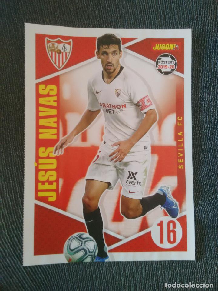 Collectionnisme sportif: JES&Uacute;S NAVAS SEVILLA Y EMBARBA ESPANYOL DOBLE P&Oacute;STER 1 P&Aacute;G REVISTA JUG&Oacute;N 2019-2020 LIGA F&Uacute;TBOL 19-20