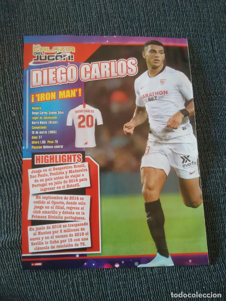 Collectionnisme sportif: DIEGO CARLOS IRON MAN SEVILLA TIPO P&Oacute;STER 1 P&Aacute;GINA REVISTA JUG&Oacute;N