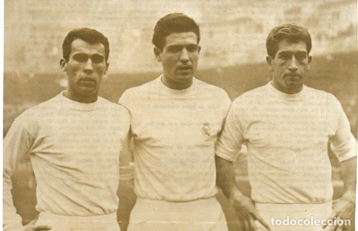 Collectionnisme sportif: REAL MADRID: Recorte de AMANCIO, GROSSO y VEL&Aacute;ZQUEZ