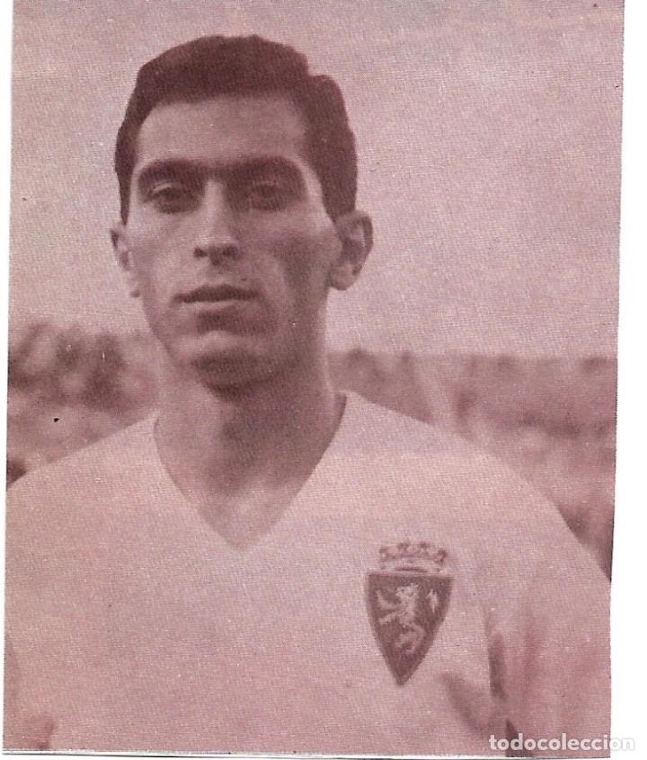 Coleccionismo deportivo: REAL ZARAGOZA: Recorte de SANTOS - Foto 1