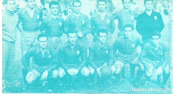 Collectionnisme sportif: REAL MURCIA: Recorte de un equipo de 1955