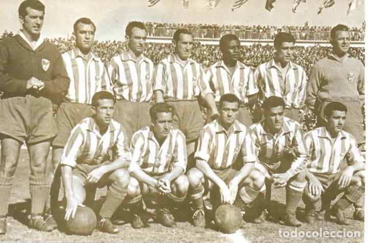 Collectionnisme sportif: CD. M&Aacute;LAGA: Recorte de un equipo de 1952