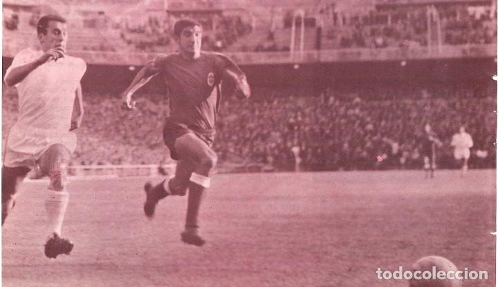 Collectionnisme sportif: REAL MADRID: Recorte de AMANCIO EN ACCION