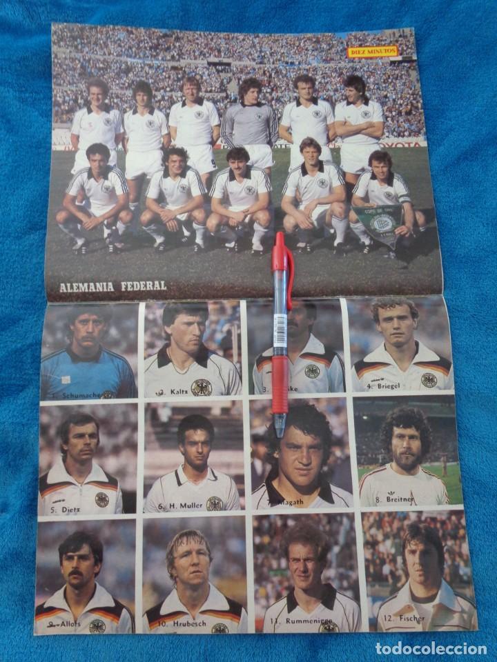 Collectionnisme sportif: POSTER DE LA SELECCION DE ALEMANIA PARA EL MUNDIAL 1982 - OBSEQUIO DE LA REVISTA 10 MINUTOS