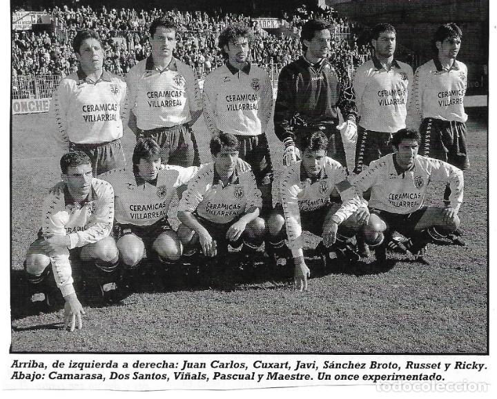 Collectionnisme sportif: VILLARREAL CF: Recorte de un equipo de la temporada 94-95