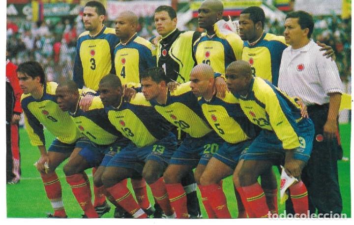 Collectionnisme sportif: SELECCI&Oacute;N DE F&Uacute;TBOL DE COLOMBIA: Recorte de 2001