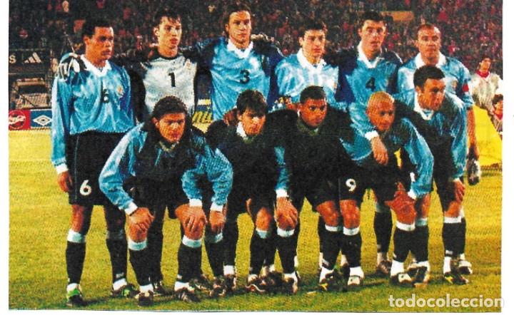 Collectionnisme sportif: SELECCI&Oacute;N DE F&Uacute;TBOL DE URUGUAY: Recorte de 2001