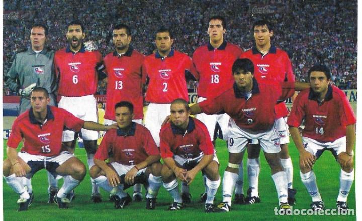 Collectionnisme sportif: SELECCI&Oacute;N DE F&Uacute;TBOL DE CHILE: Recorte de 2001