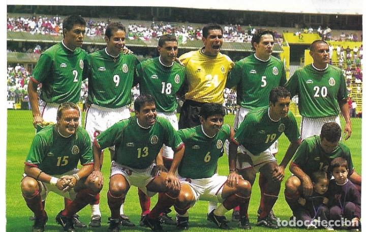 Collectionnisme sportif: SELECCI&Oacute;N DE F&Uacute;TBOL DE M&Eacute;XICO: Recorte de 2001