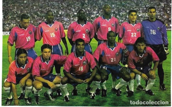 Collectionnisme sportif: SELECCI&Oacute;N DE F&Uacute;TBOL DE COSTA RICA: Recorte de 201