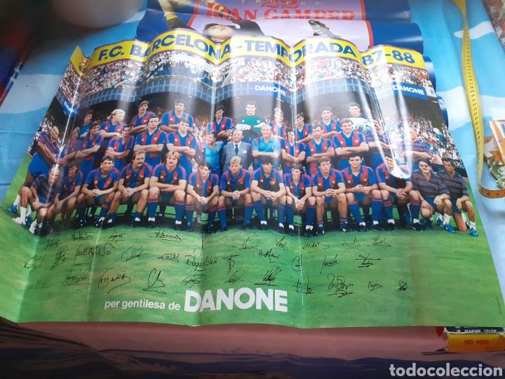 Collectionnisme sportif: Cartel Barcelona temporada 87 _88